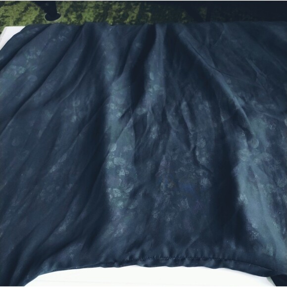 Harem Pants Size S Flattering Smock Waist Purple Earthy Floral Sweet Delicate - Picture 12 of 12